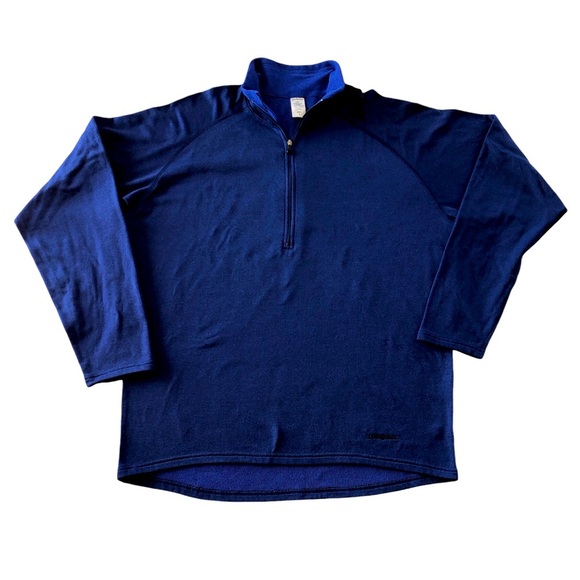 Patagonia Other - Patagonia MidweighZip Neck Long Sleeve T-Shirt / Shacket. Mens Size Large.